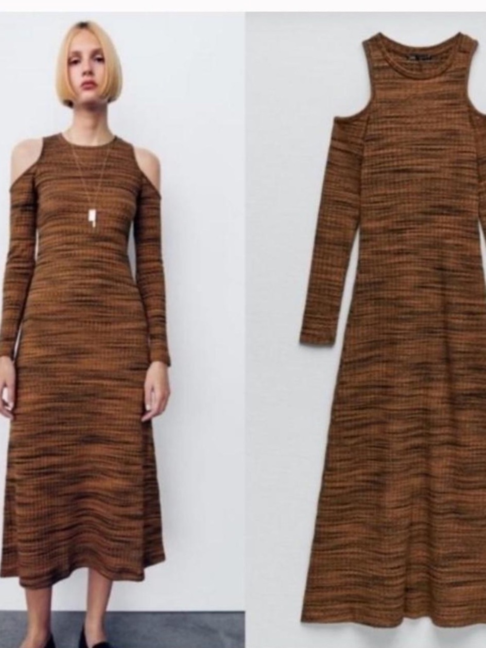 Zara canale midi dress